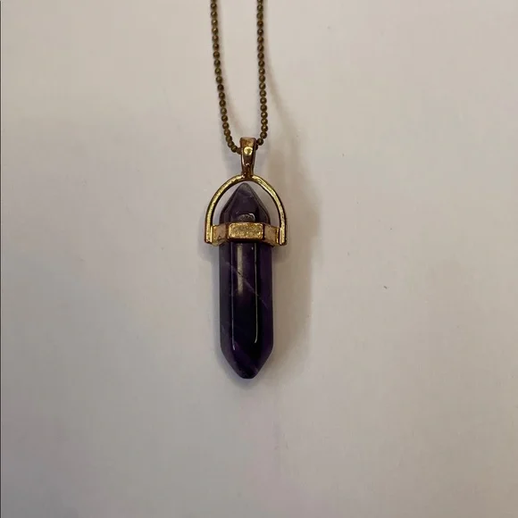 Vintage Amethyst gemstone. 16” - Picture 1 of 4